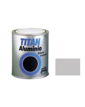 TITAN ESMALTE ALUMINIO EXTERIORES, 125ML